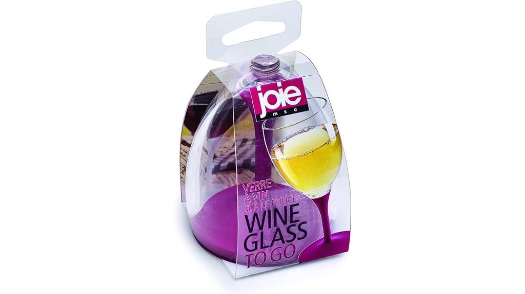 portable bpa free wine glass