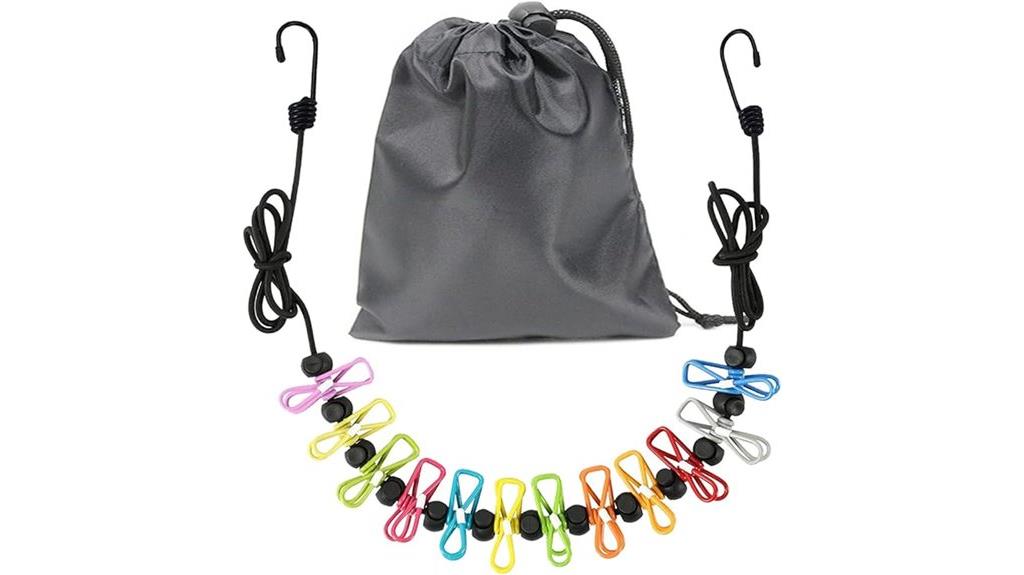 portable indoor outdoor clothesline