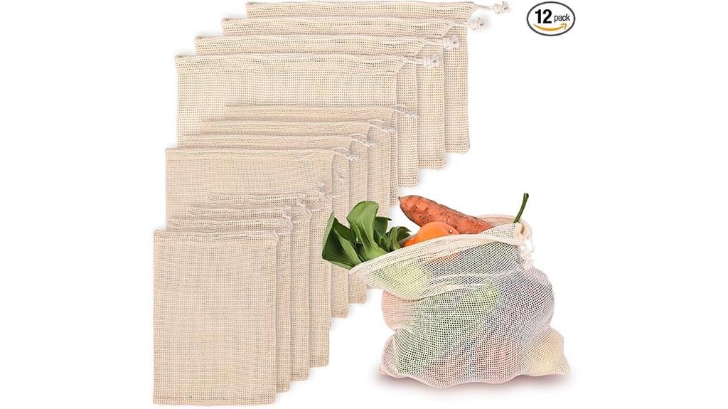 reusable grocery produce bags