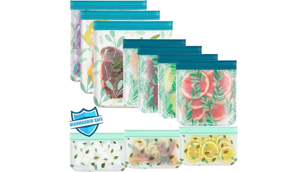 reusable leakproof food bags