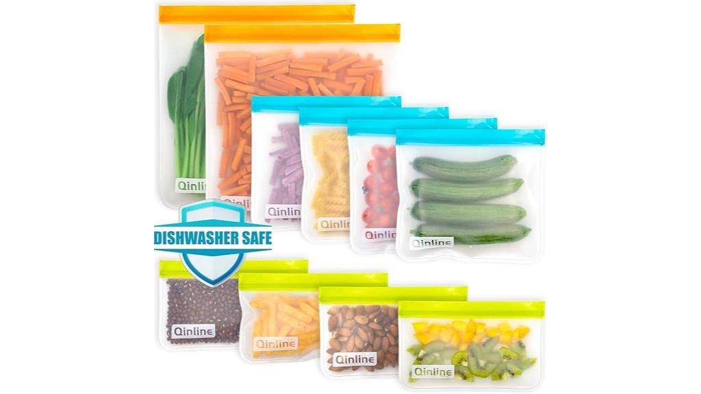 reusable silicone food bags