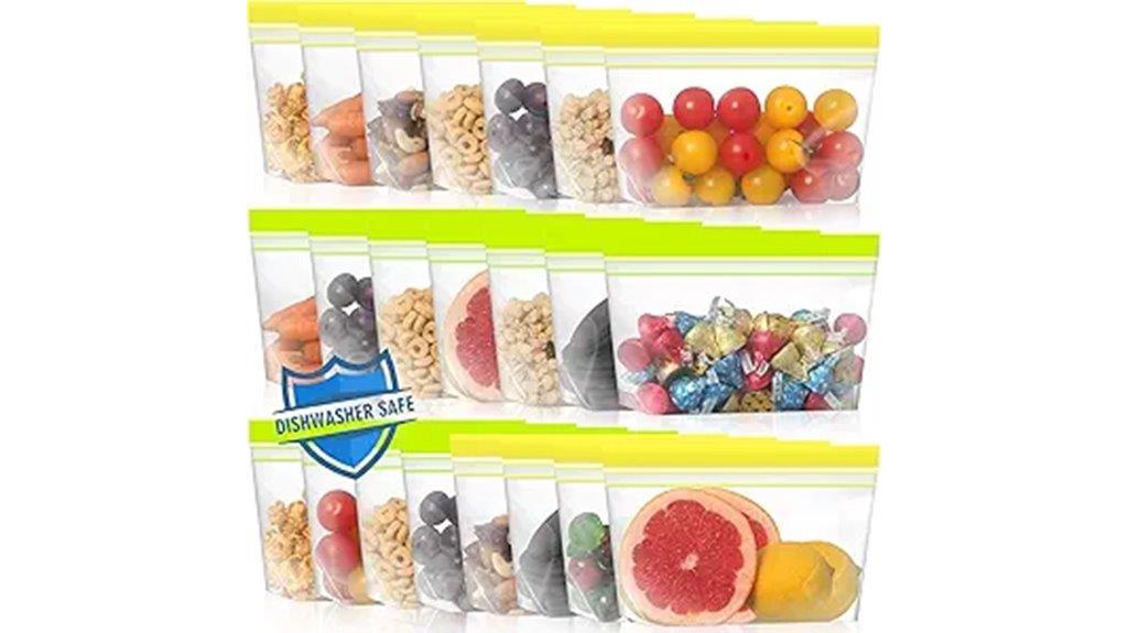 reusable snack bags pack
