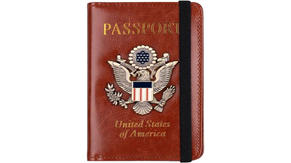 rfid blocking passport holder