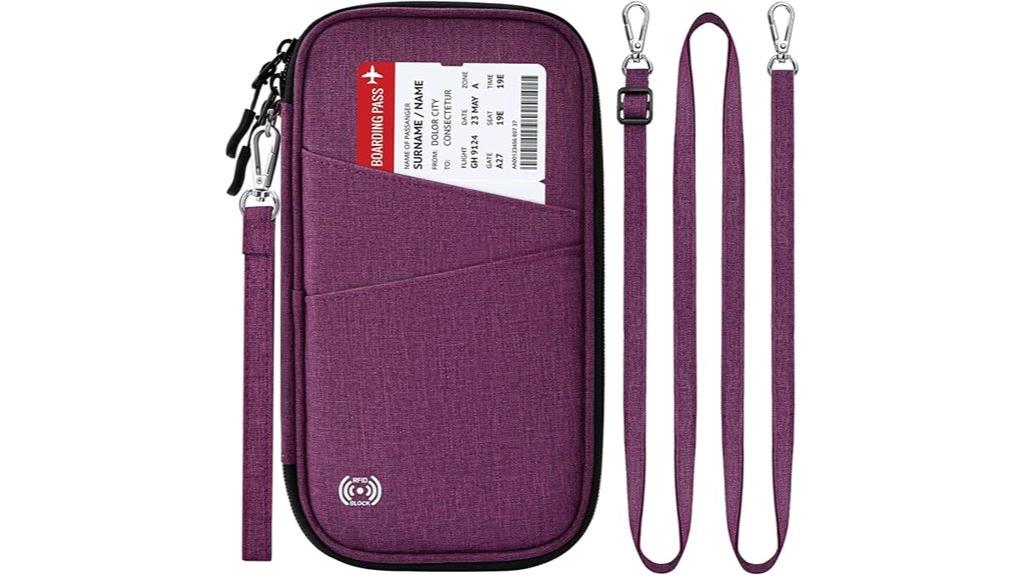 rfid blocking travel organizer
