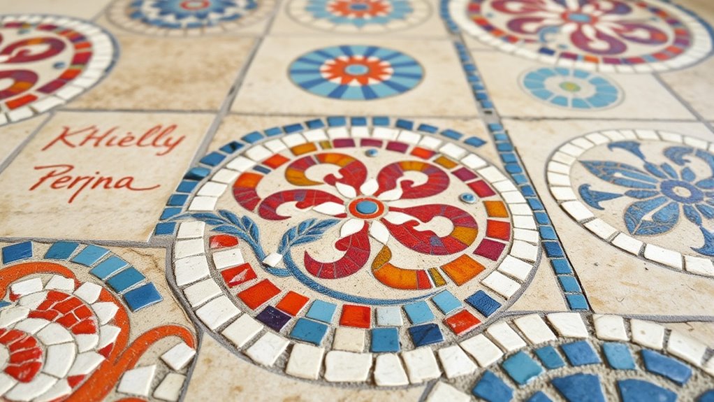 Römisches Mosaikhandwerk präsentiert