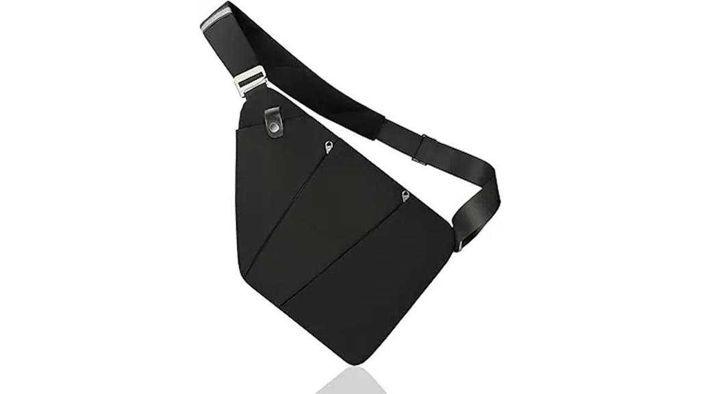 secure travel crossbody bag
