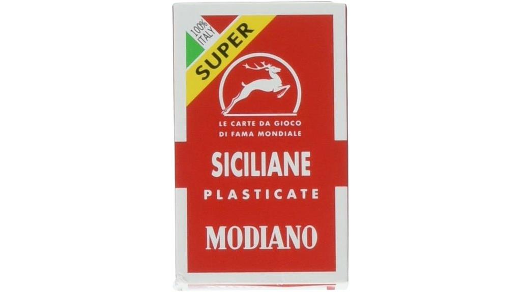sicilian modiano scopa cards