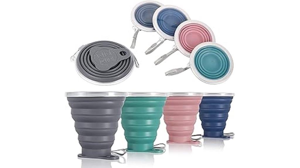 silicone travel cup