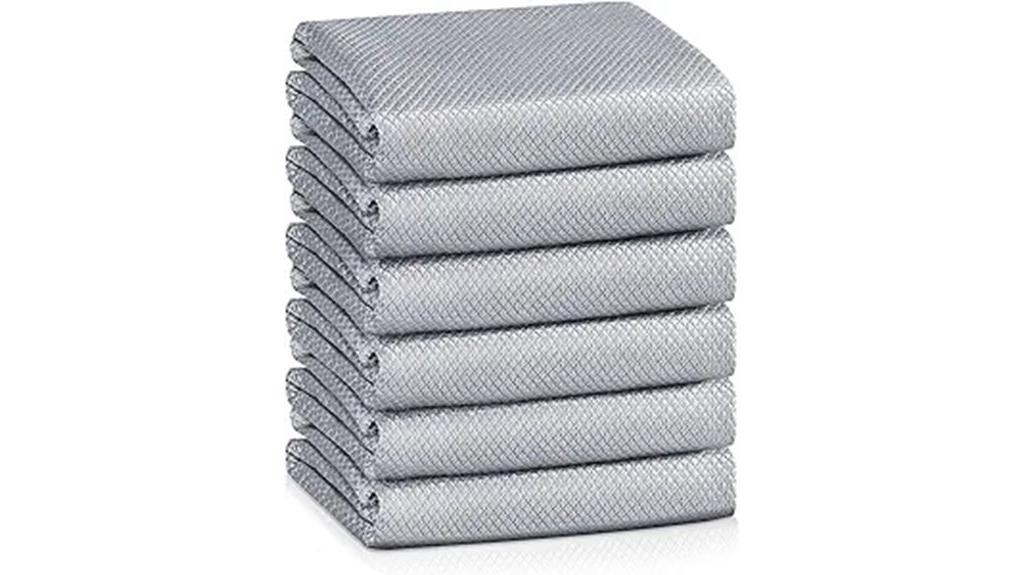 six pack microfiber cloths
