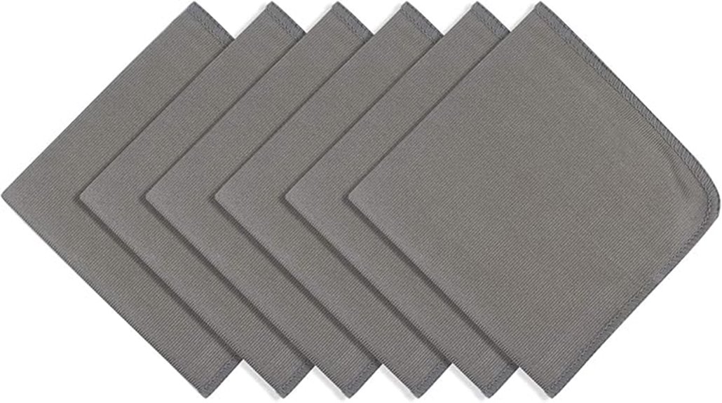 six pack microfiber cloths