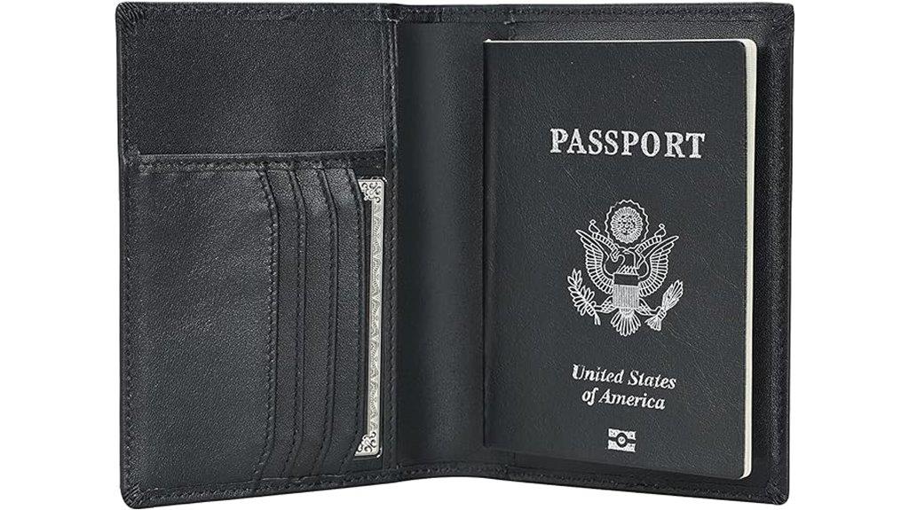 slim rfid leather wallet