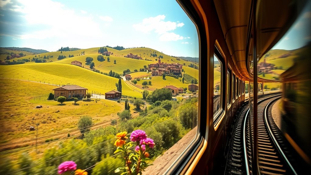 Langsame Züge zeigen das echte Italien
