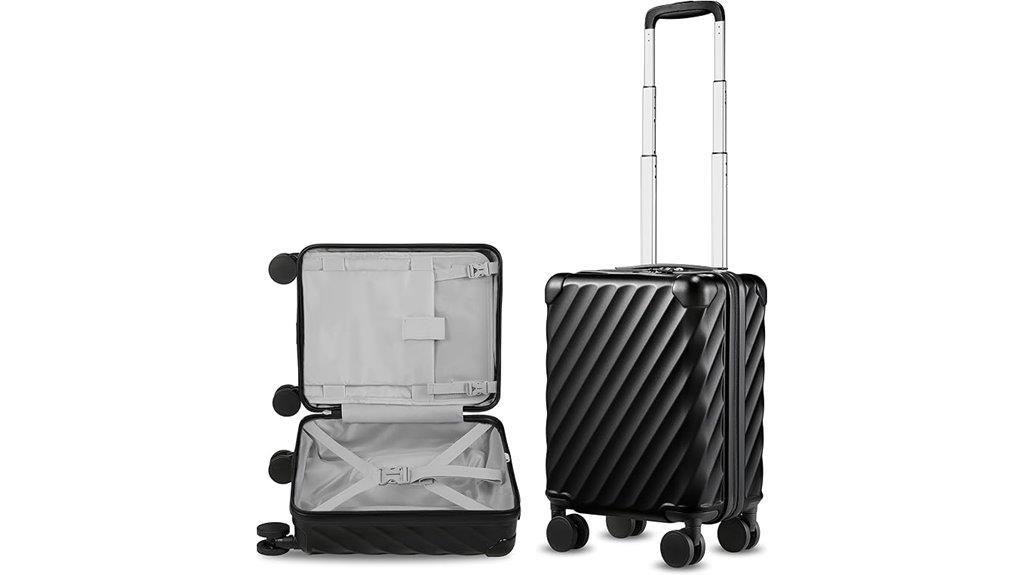 spinner hard shell luggage