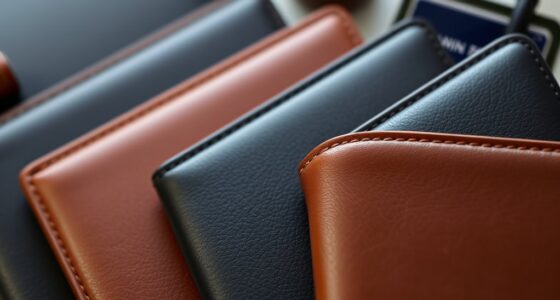stylish rfid leather holders
