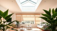 stylish sustainable skylight blinds