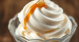 süßer italienischer Meringue-Gelato