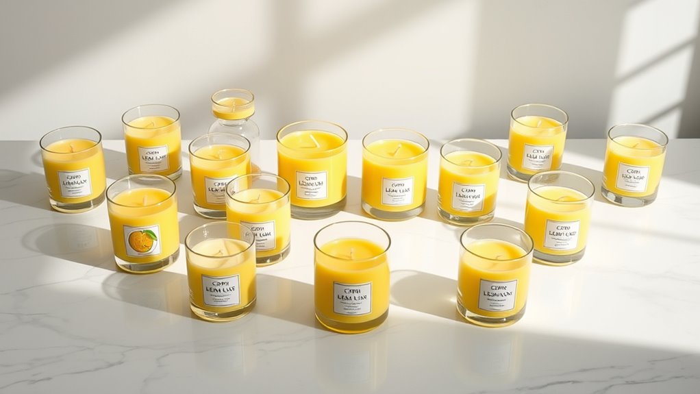 top capri lemon candles