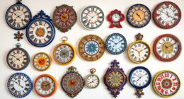 top italian ceramic wall clocks