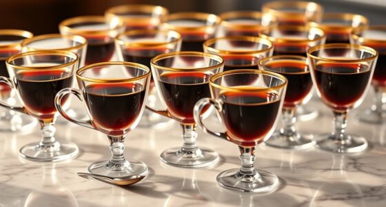 top italian espresso glass sets