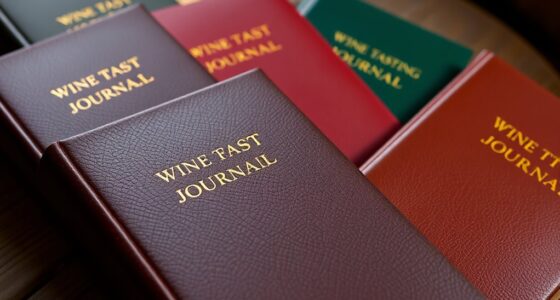 top leather wine journals