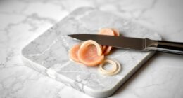 top marble mortadella slicer boards