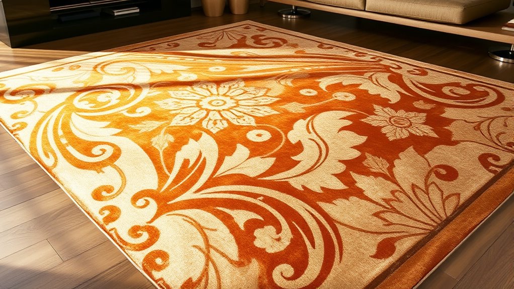top metallic silk rug collection