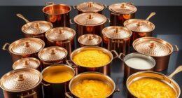 top polenta copper pans