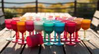 top portable silicone wine glasses