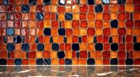 top roman mosaic tile backsplash