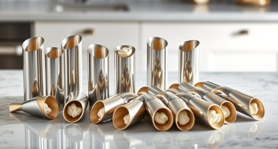 top stainless steel cannoli molds