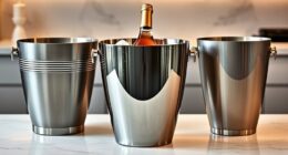 top stainless steel wine chillers