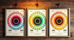 top wine aroma wheel posters