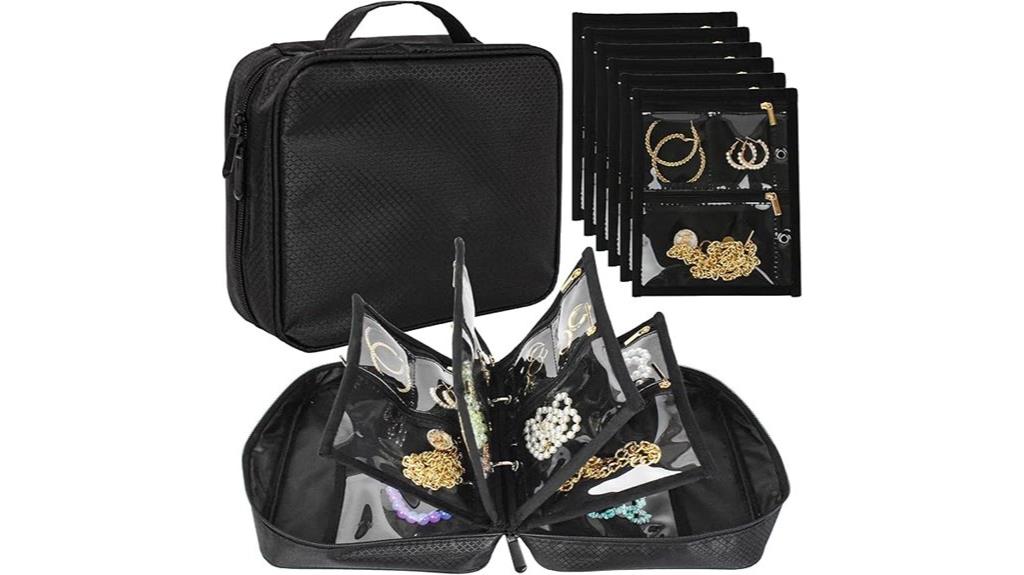 travel jewelry storage case