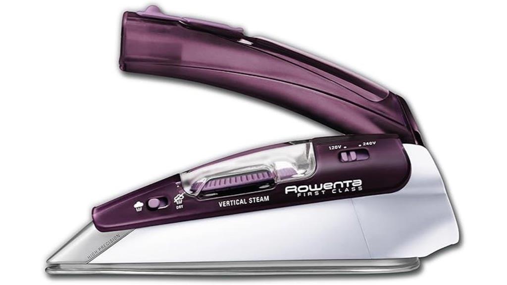 travel sized stainless steel iron