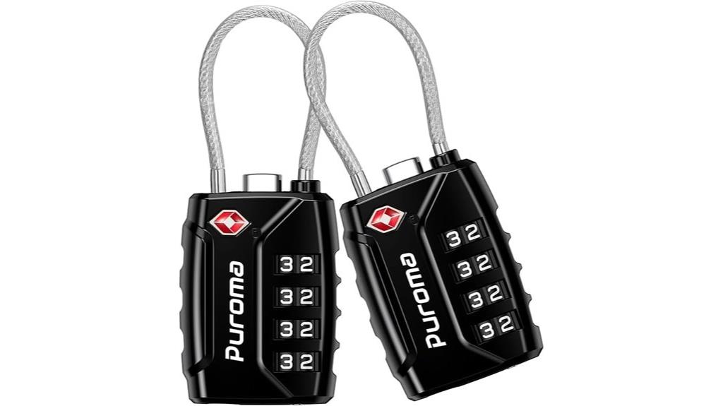 tsa approved lock set