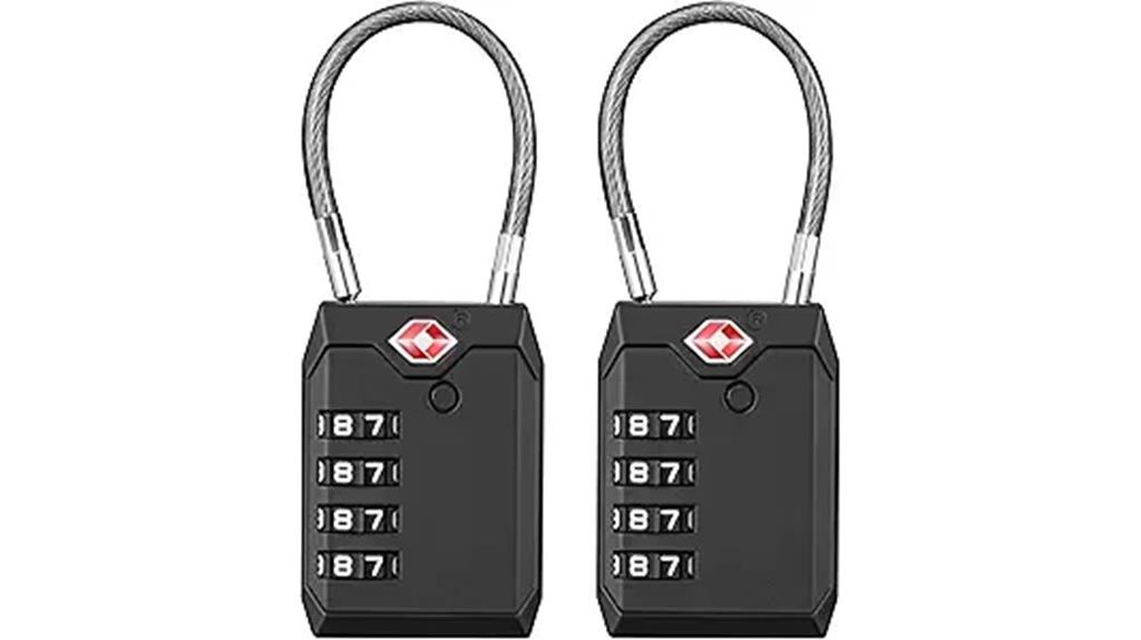 two pack tsa luggage locks