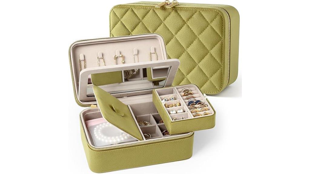 velvet jewelry box organizer