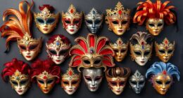 venetian mask wall decor