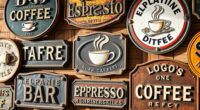 vintage espresso sign collection