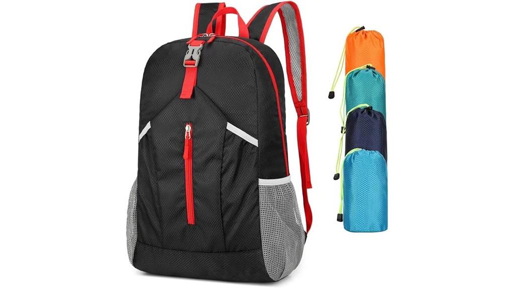 water resistant folding travel backpack