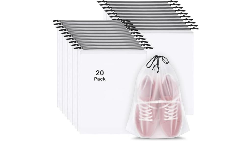 waterproof travel shoe bags
