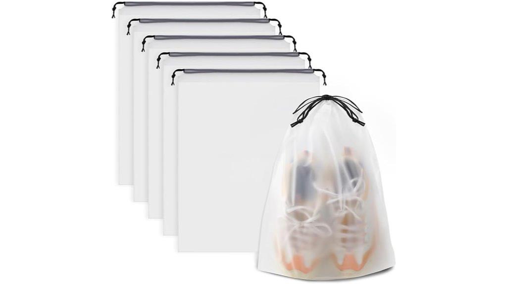 waterproof travel shoe organizer