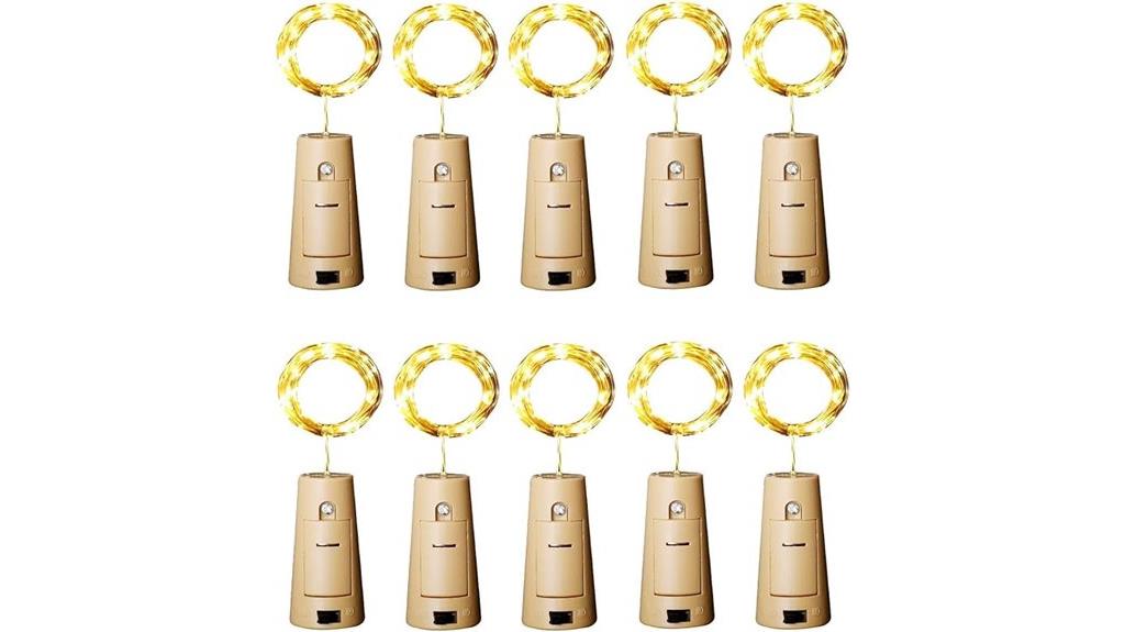 wine bottle cork lights