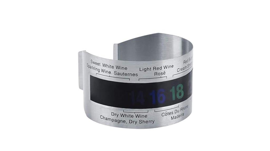 wine temperature monitoring bracelet