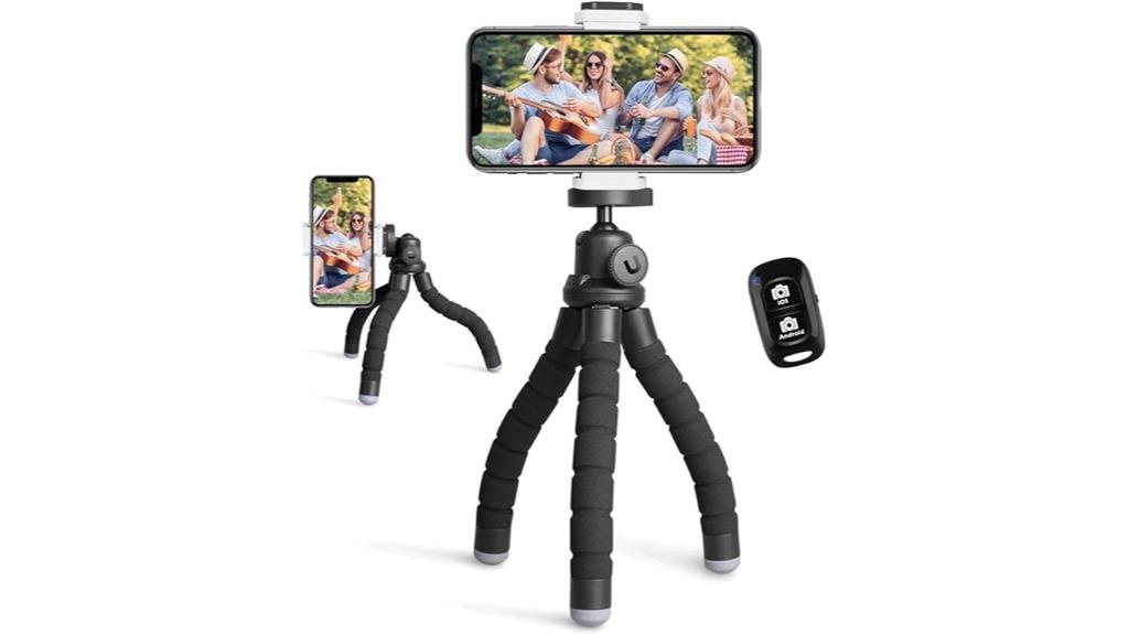 wireless remote phone tripod