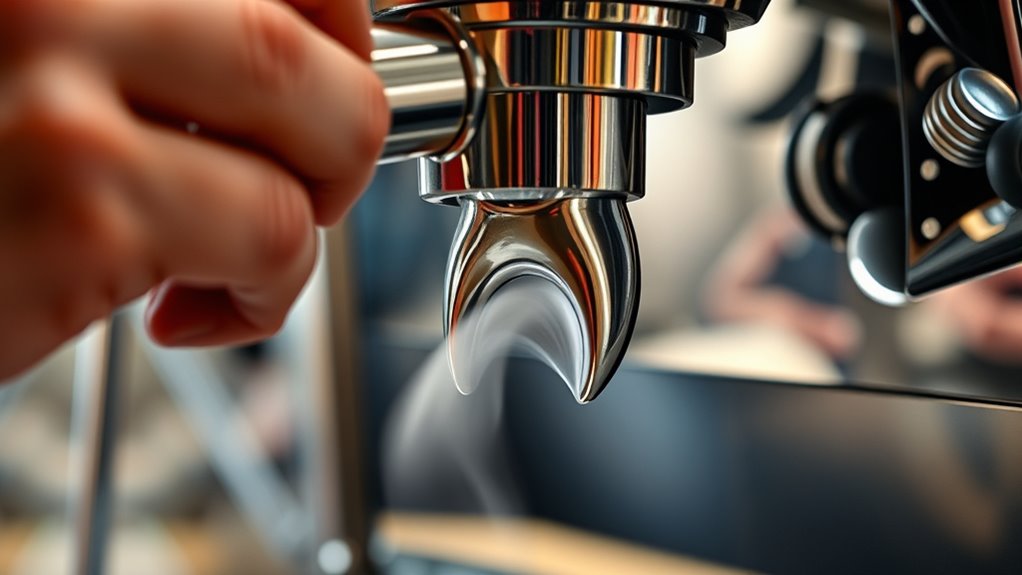 adjust pressure and temperature
