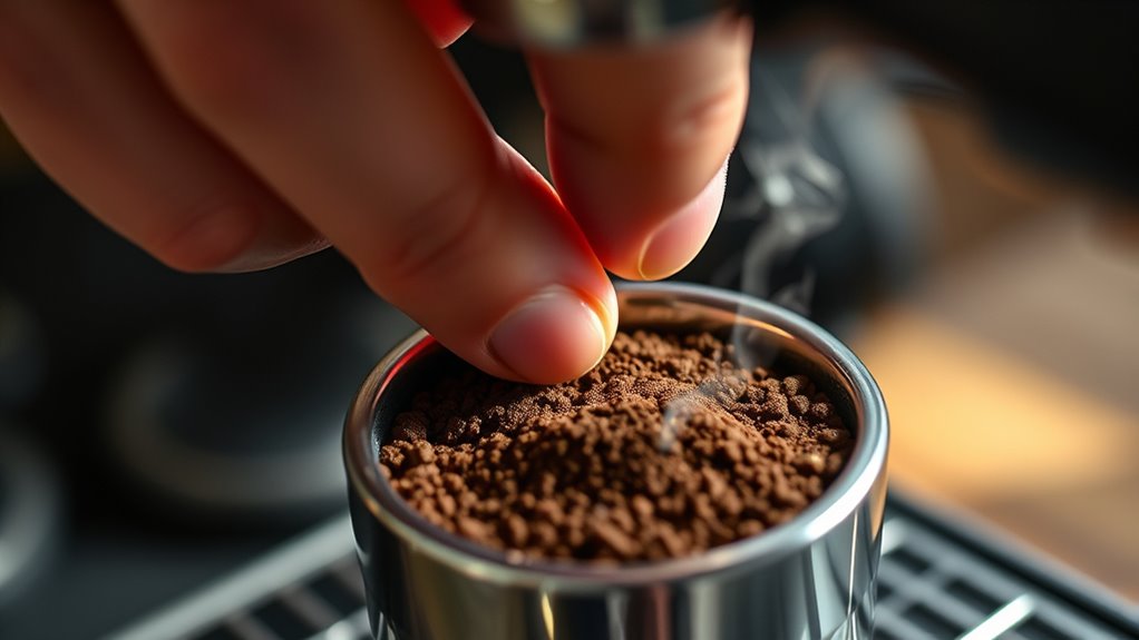 apply consistent tamping pressure