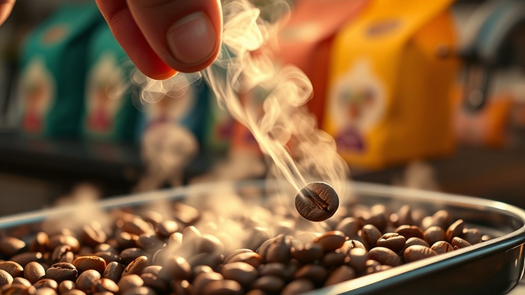 coffee gas release process