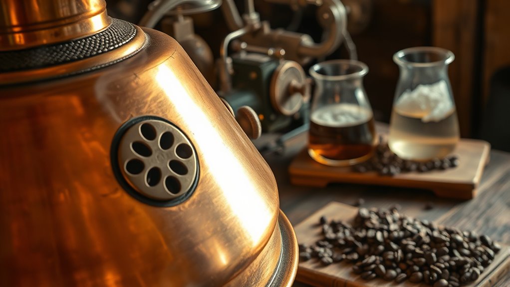early crude caffeine removal