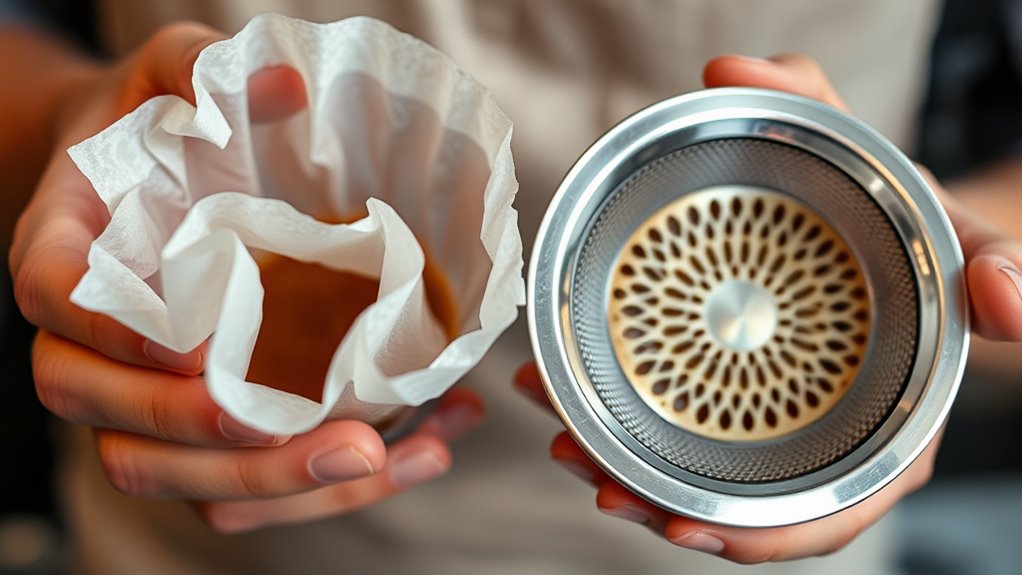 filter material shapes flavor